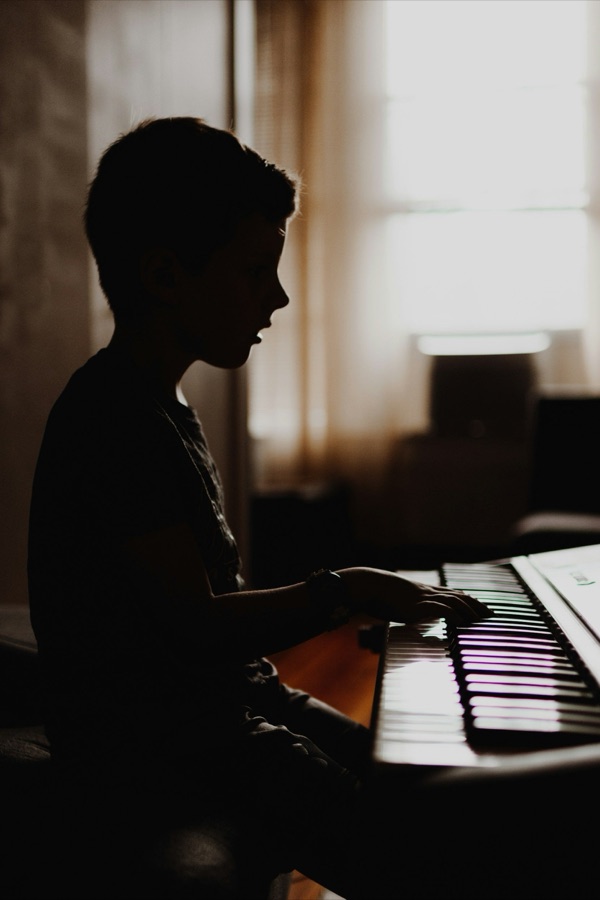 Musiker am Klavier